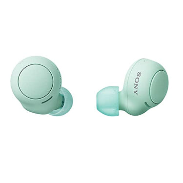 Sony WF-C500 kabellos, Bluetooth, In-Ear Earbuds (mit IPX4 Rating und bis zu 20h Akkulaufzeit) Grün, klein im Sale